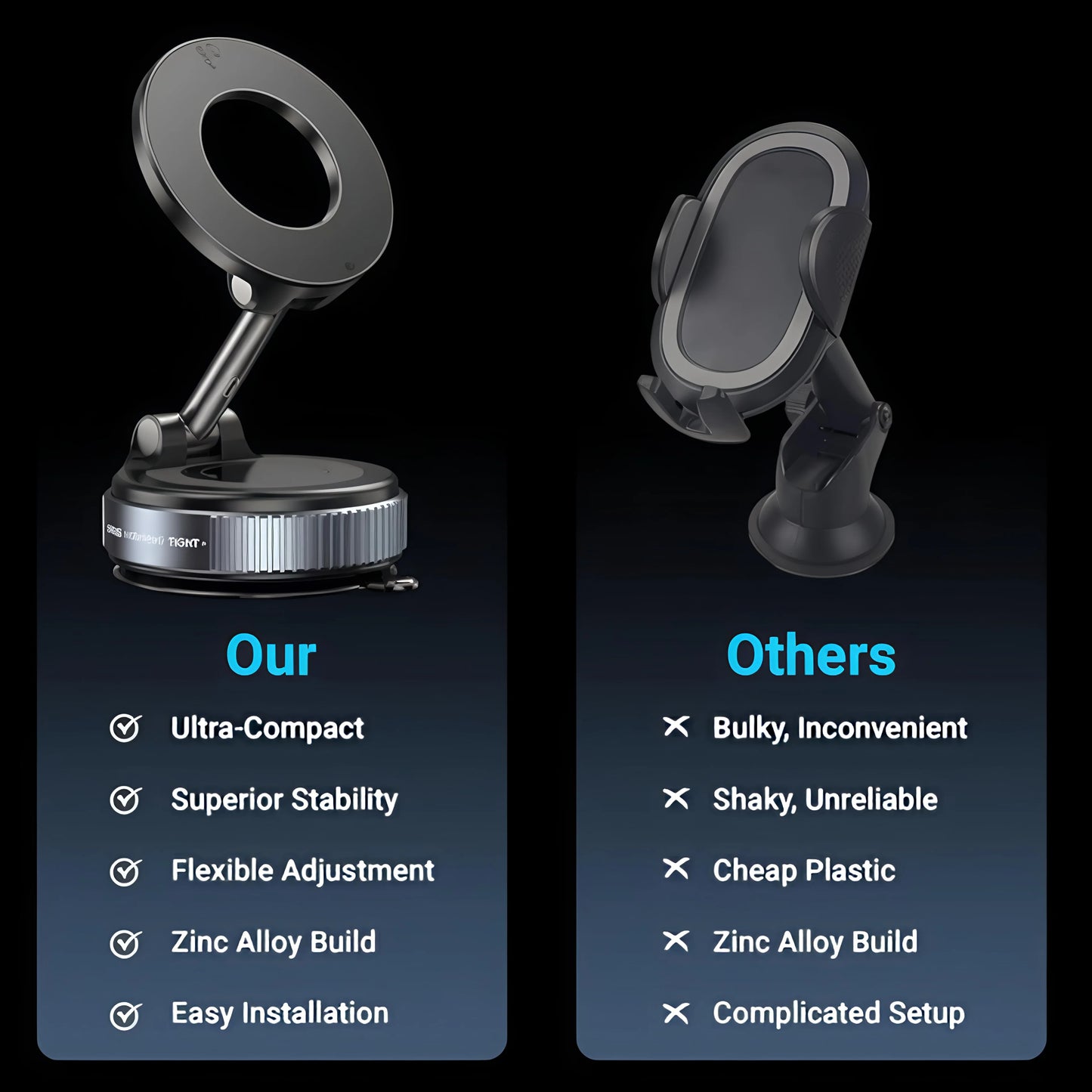 Next-Gen Magnetic phone holder Car Mount