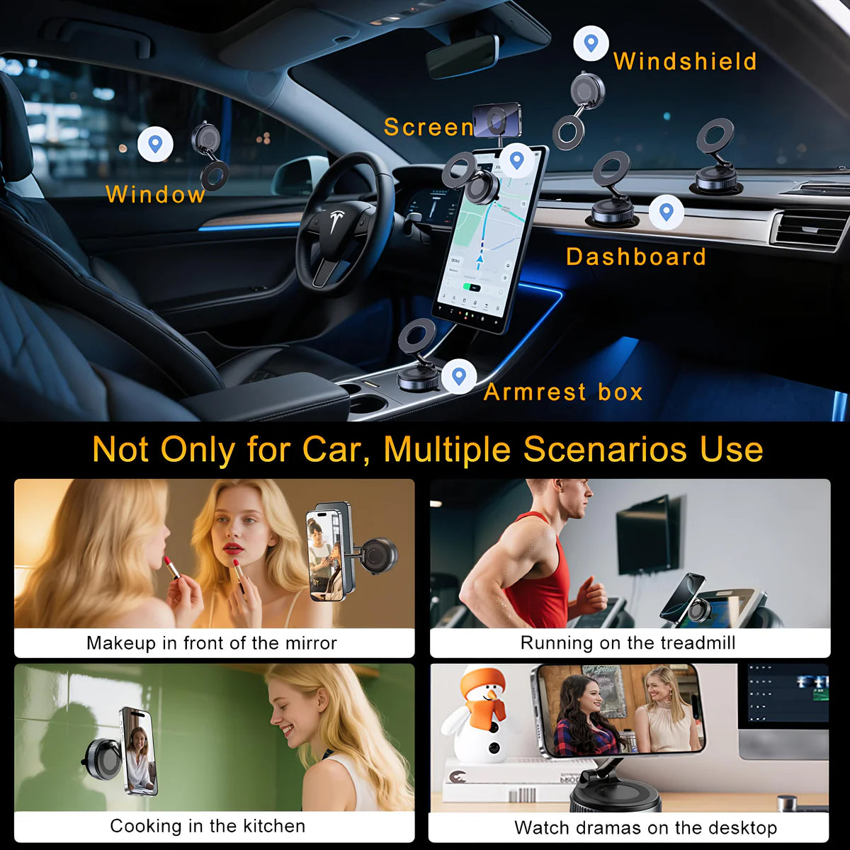 Next-Gen Magnetic phone holder Car Mount